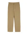 Jil Sander Pantalon Logo Bolsillo Marron In Green