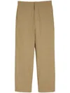 Jil Sander Pantalon Logo Bolsillo Marron In Neutrals