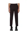 Jil Sander Tapered Trousers In Black