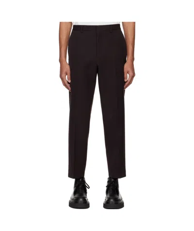 Jil Sander Tapered Trousers In Black