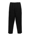 Jil Sander Tapered Trousers In Wool Gabardine In Black