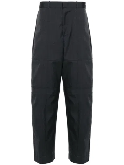 Jil Sander Tapered Trousers In Gray