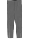 Jil Sander Tapered Trousers In Grey