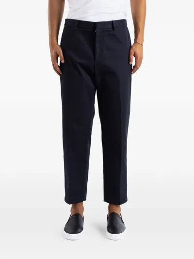 Jil Sander Tapered-design Pressed-crease Trousers In Multi