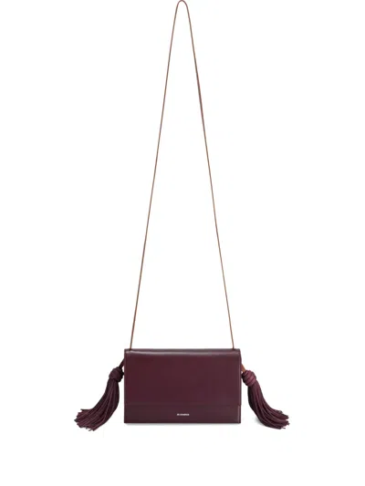 JIL SANDER TASSEL-DETAILED CROSS BODY BAG