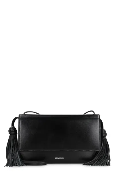 Jil Sander Tassel Leather Crossbody Bag