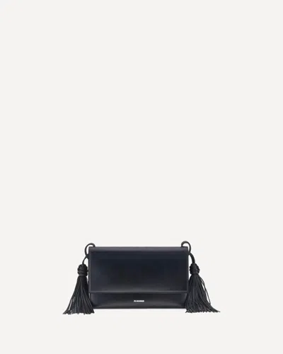 JIL SANDER TASSEL SHOULDER BAG