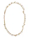 Jil Sander Teardrop-style Brass Necklace In Metallic