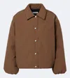Jil Sander Techincal Down Jacket In Brown