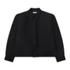 Jil Sander Technical Button Down Shirt Black In Black