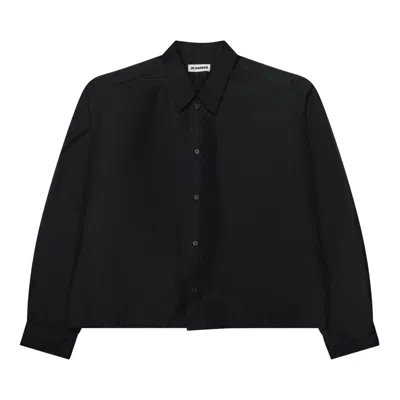 Pre-owned Jil Sander Technical Button Down Shirt 'black' | Men's Size 48