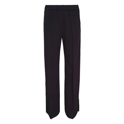 JIL SANDER TECHNICAL COMPACT COTTON TROUSERS