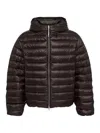 Jil Sander Technical Fabric Down Jacket In Purple