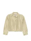 Jil Sander Technical Faille Blouson In Neutral