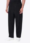 Jil Sander Technical Gabardine Track Pants In Black