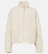 Jil Sander Jacket In Teddy Knit In White
