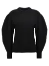 Jil Sander Ribbed Sweater Sweaters And Cardigans Black In Black