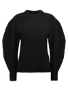 Jil Sander Ribbed Sweater Sweaters And Cardigans Black In Black