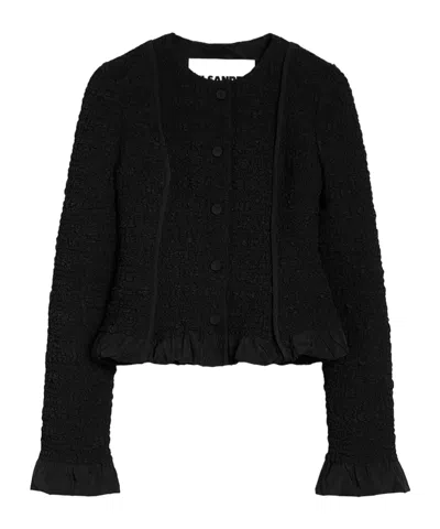 JIL SANDER TEXTURED-FINISH JACKET