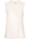 Jil Sander Textured Jersey In Neutrals