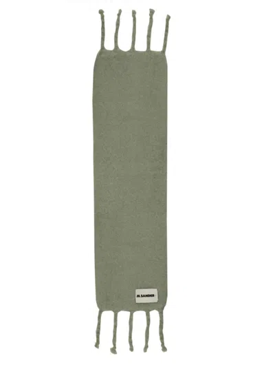Jil Sander Textured Mohair In Green