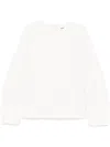 Jil Sander Textured Top In White