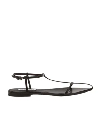 JIL SANDER JIL SANDER POINTED-TOE ANKLE-STRAP SANDALS