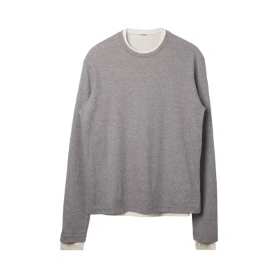 Pre-owned Jil Sander Three Layers Long-sleeve T-shirt 'grey'