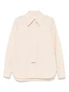 Jil Sander Hemd Mit Krawattendetail In Orange