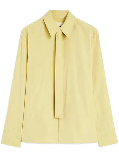 Jil Sander Tie-detail Shirt In Nude