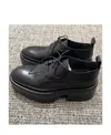 Jil Sander Tie Loose Cake Shoes With Thick Soles In Black