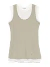 Jil Sander Three-pack Multicolor 3 Layers Tank Tops In White