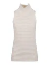 Jil Sander Weste Aus Baumwolle In Waffelstrick In White