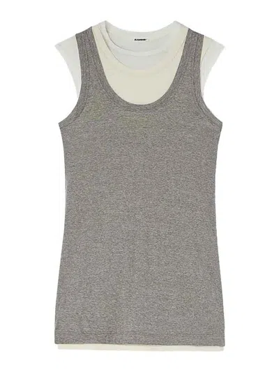JIL SANDER TOP - GRIS