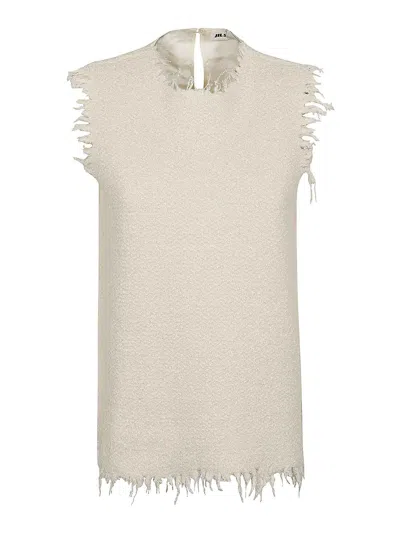 JIL SANDER TOP - MARRÓN