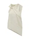 Jil Sander Asymmetric Crepe Satin Top