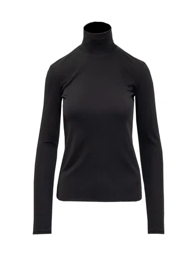Jil Sander Classic Turtleneck In Black