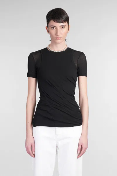 Jil Sander Top Cn Ls Topwear In Black