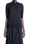 Jil Sander Mock-neck Knitted Top