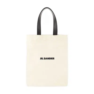 Jil Sander Tote Bag Book In White