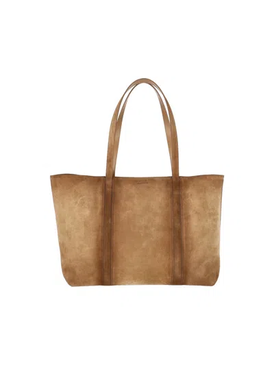 Jil Sander Tote Bag “foro” In Brown