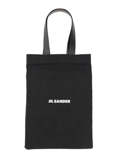 JIL SANDER JIL SANDER TOTE BAG WITH LOGO