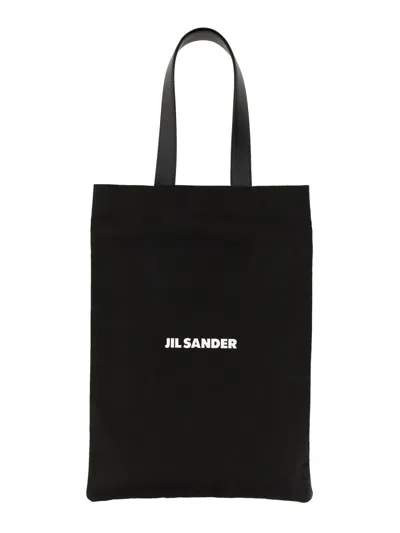 JIL SANDER JIL SANDER TOTE BAG WITH LOGO
