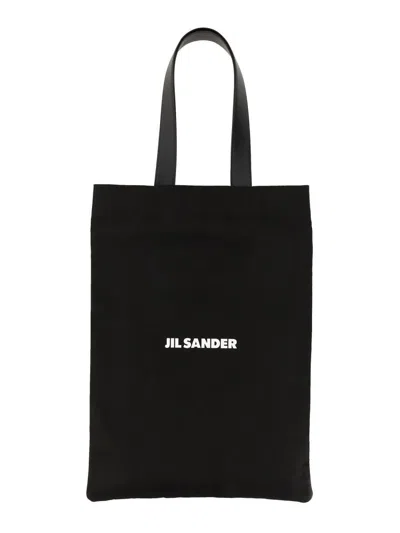 JIL SANDER JIL SANDER TOTE BAG WITH LOGO