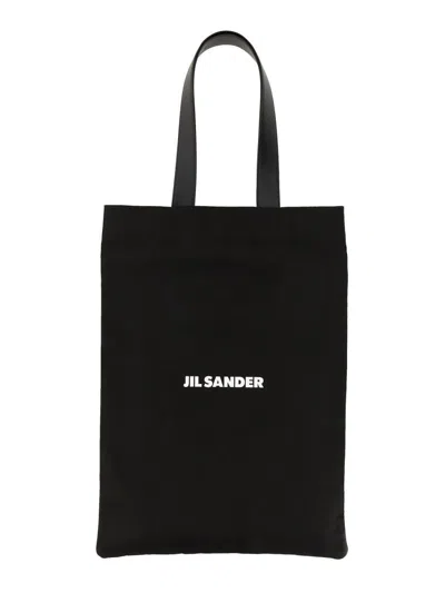 JIL SANDER JIL SANDER TOTE BAG WITH LOGO