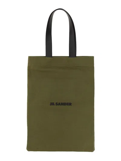 JIL SANDER JIL SANDER TOTE BAG WITH LOGO