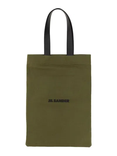 JIL SANDER JIL SANDER TOTE BAG WITH LOGO