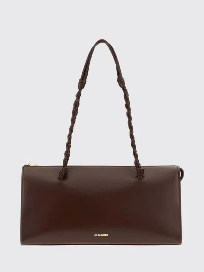 Jil Sander Tote Bag Woman Color Brown In Blue