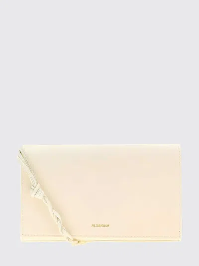 Jil Sander Tote Bag Woman Color White In Neutral