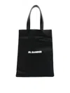 Jil Sander Book Logo-print Tote Bag In Beige